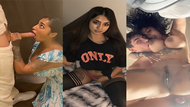 Desi Girl Slut Girl  White BF – GangBang Blowjob & Fucked