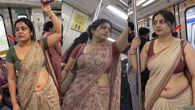 Drawing Stranger Aunty Impress In Metro – Xxx+Video